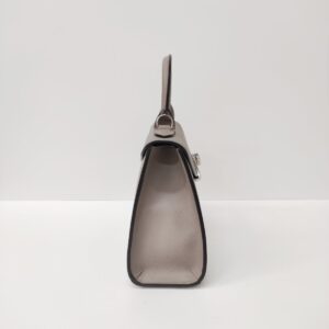 moynat mini gabrielle gray grained calfskin shw