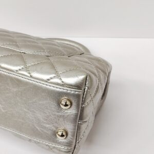 chanel coco small metallic gold lghw series 30