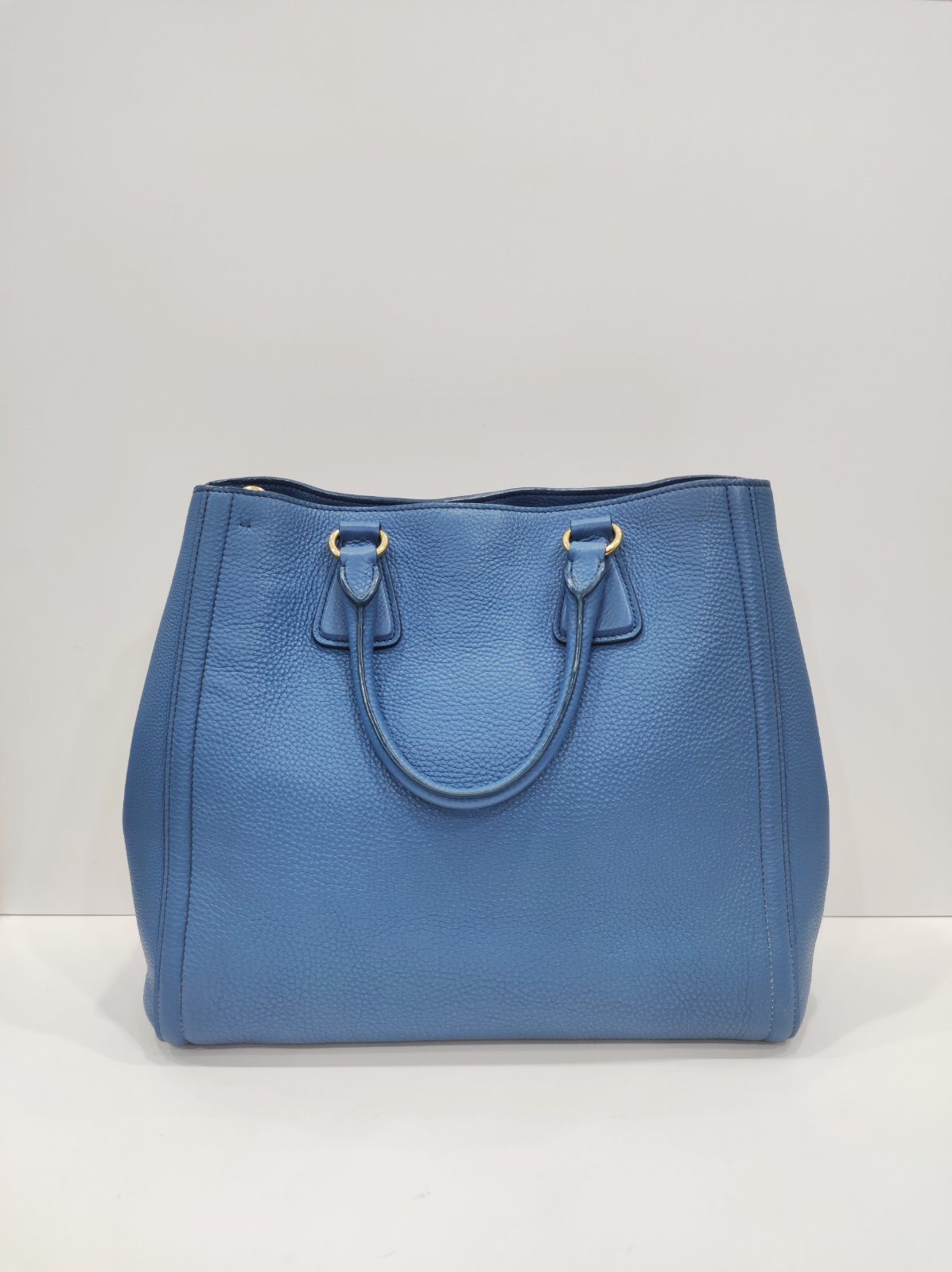 prada vitello diano leather blue tote bag prada vitello diano leather blue tote bag