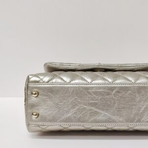 chanel coco small metallic gold lghw series 30