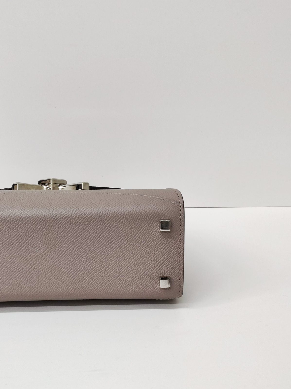 moynat mini gabrielle gray grained calfskin shw moynat mini gabrielle gray grained calfskin shw