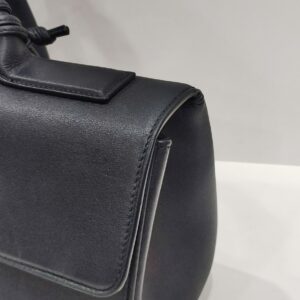 bottega veneta navy blue cassette intrecciato puddle shoulder bag