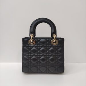 lady dior small black ghw