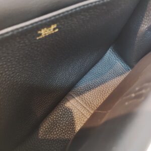 hermes halzan 25 noir ghw stamp u