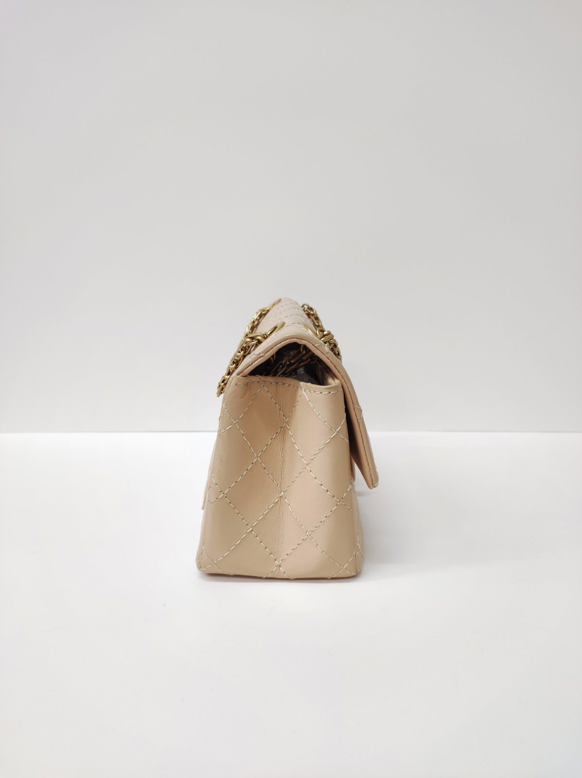 chanel re issue mini beige ghw chanel re issue mini beige ghw