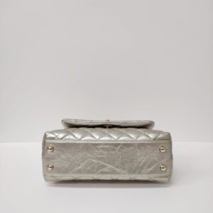 chanel coco small metallic gold lghw series 30