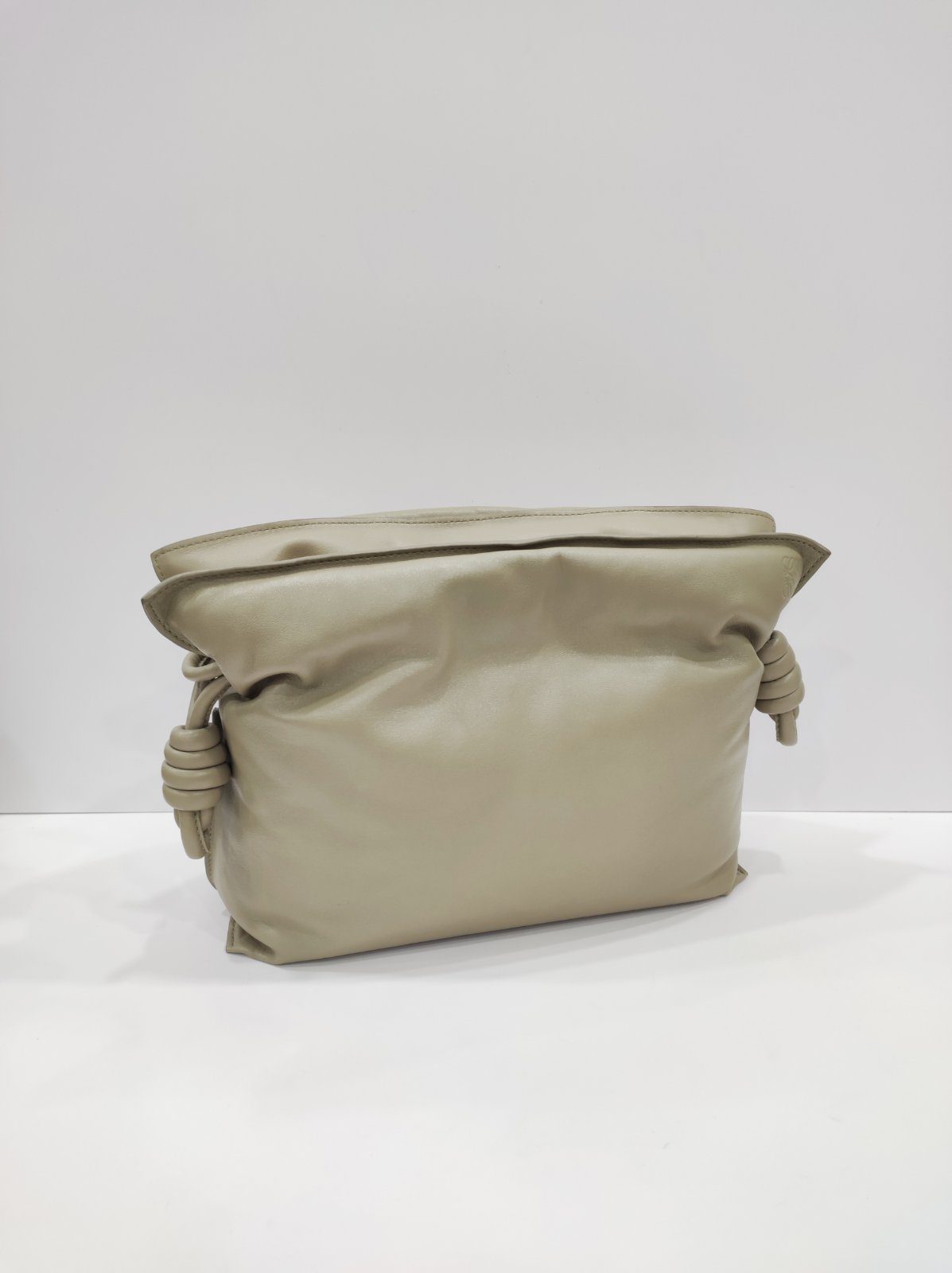 loewe flamenco drawstring puffer olive green loewe flamenco drawstring puffer olive green