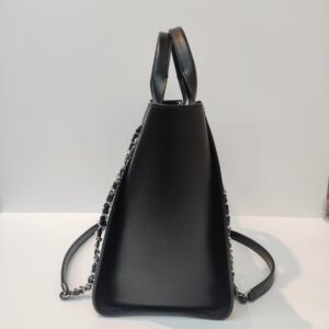 chanel small deauville caviar black shw series 25