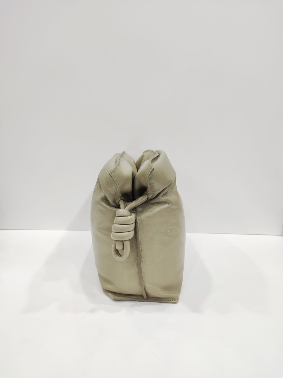 loewe flamenco drawstring puffer olive green loewe flamenco drawstring puffer olive green