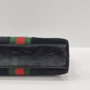 gucci dome black suede