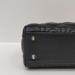 lady dior small black ghw