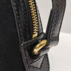 gucci dome black suede