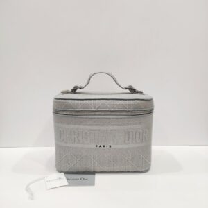 christian dior gray vanity canvas