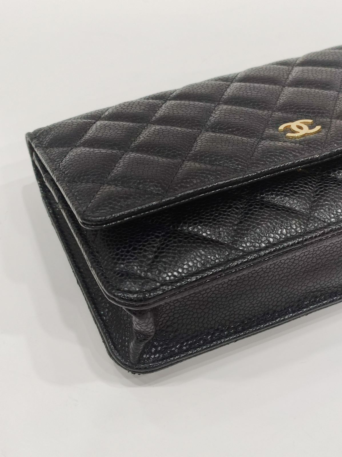 chanel woc black caviar leather ghw chanel woc black caviar leather ghw