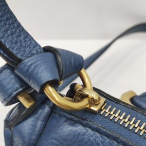 chloe marcie deep blue mini crossbody bag