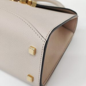moynat gabrielle leather bag nano carat beige ghw