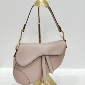 christian dior saddle medium rose pink ghw