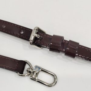 lv brea mm burgundy epi leather two way bag