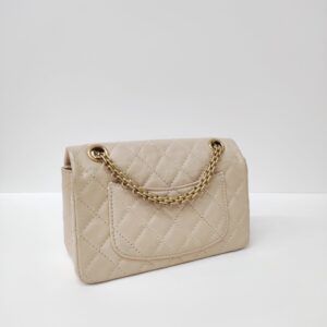 chanel re issue mini beige ghw