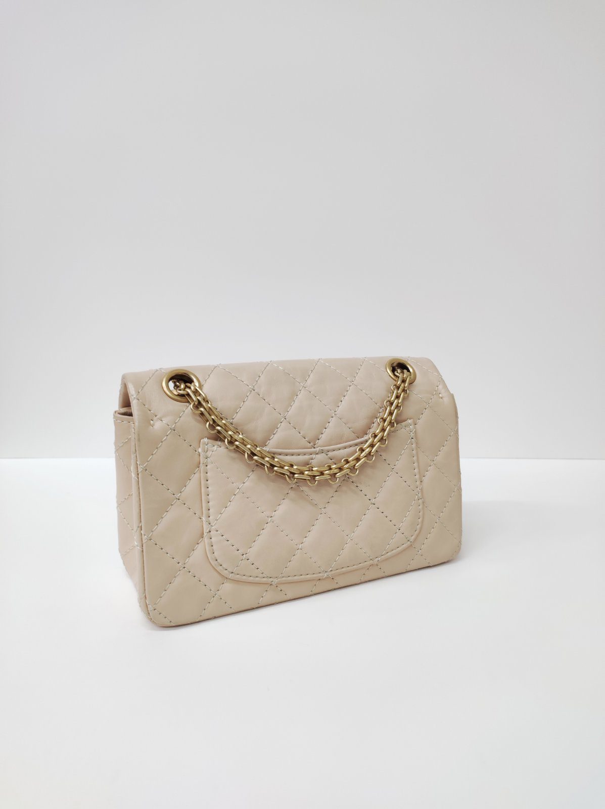 chanel re issue mini beige ghw chanel re issue mini beige ghw