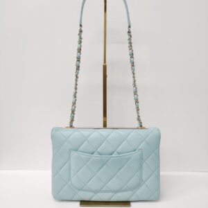 new kept unused chanel trendy cc tiffany blue lghw series 29