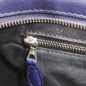 balenciaga city motorcyle dark blue/black glossy leather