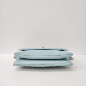 new kept unused chanel trendy cc tiffany blue lghw series 29