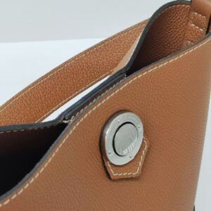 moynat baluchon bb bucket bag brown shw