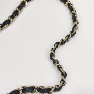 chanel double flap jumbo caviar leather black ghw series 18