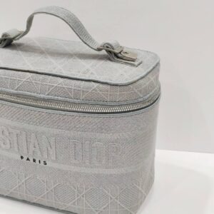 christian dior gray vanity canvas