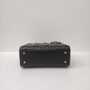 lady dior small black ghw