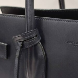 ysl sac de jour dark navy blue tote bag