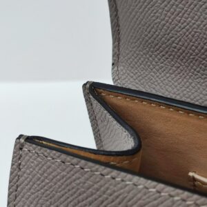 moynat mini gabrielle gray grained calfskin shw