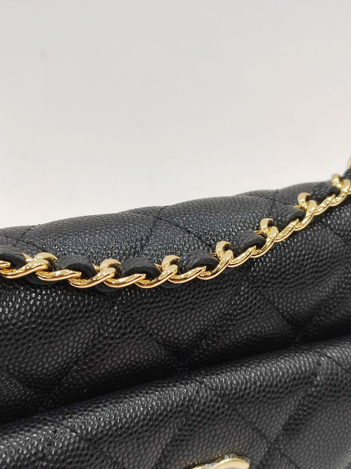 chanel pocket twins woc black caviar leather ghw chanel pocket twins woc black caviar leather ghw