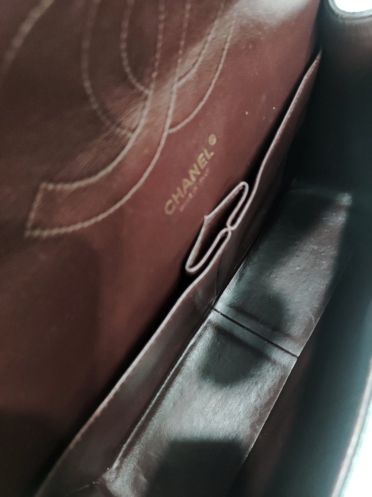 chanel double flap jumbo caviar leather black ghw series 18 chanel double flap jumbo caviar leather black ghw series 18