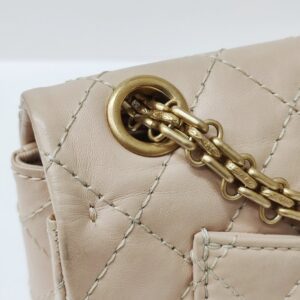 chanel re issue mini beige ghw
