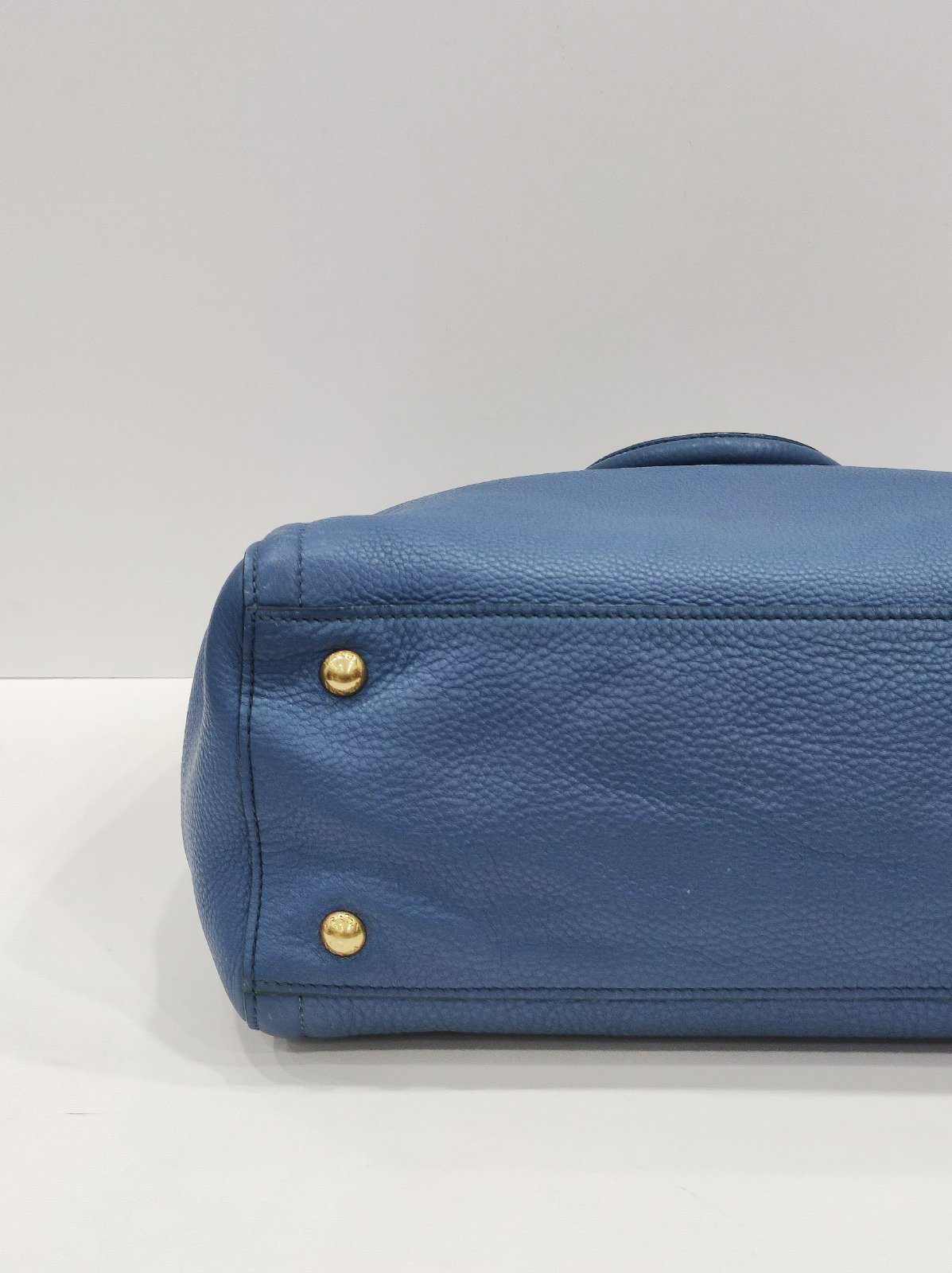 prada vitello diano leather blue tote bag prada vitello diano leather blue tote bag