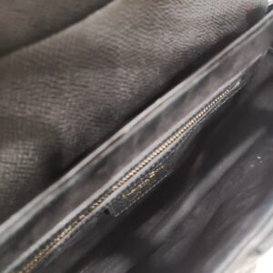 christian dior saddle black medium ghw