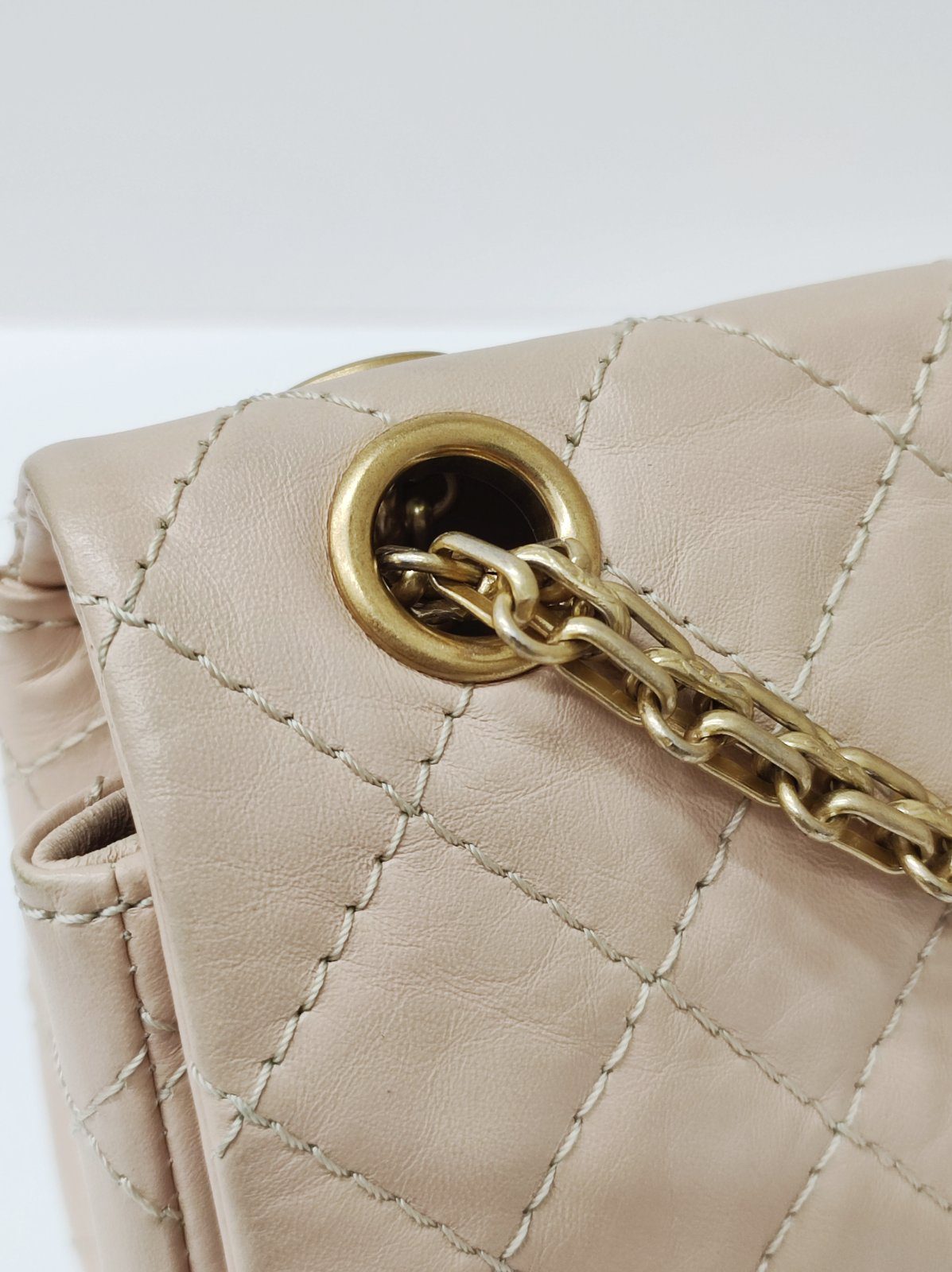 chanel re issue mini beige ghw chanel re issue mini beige ghw