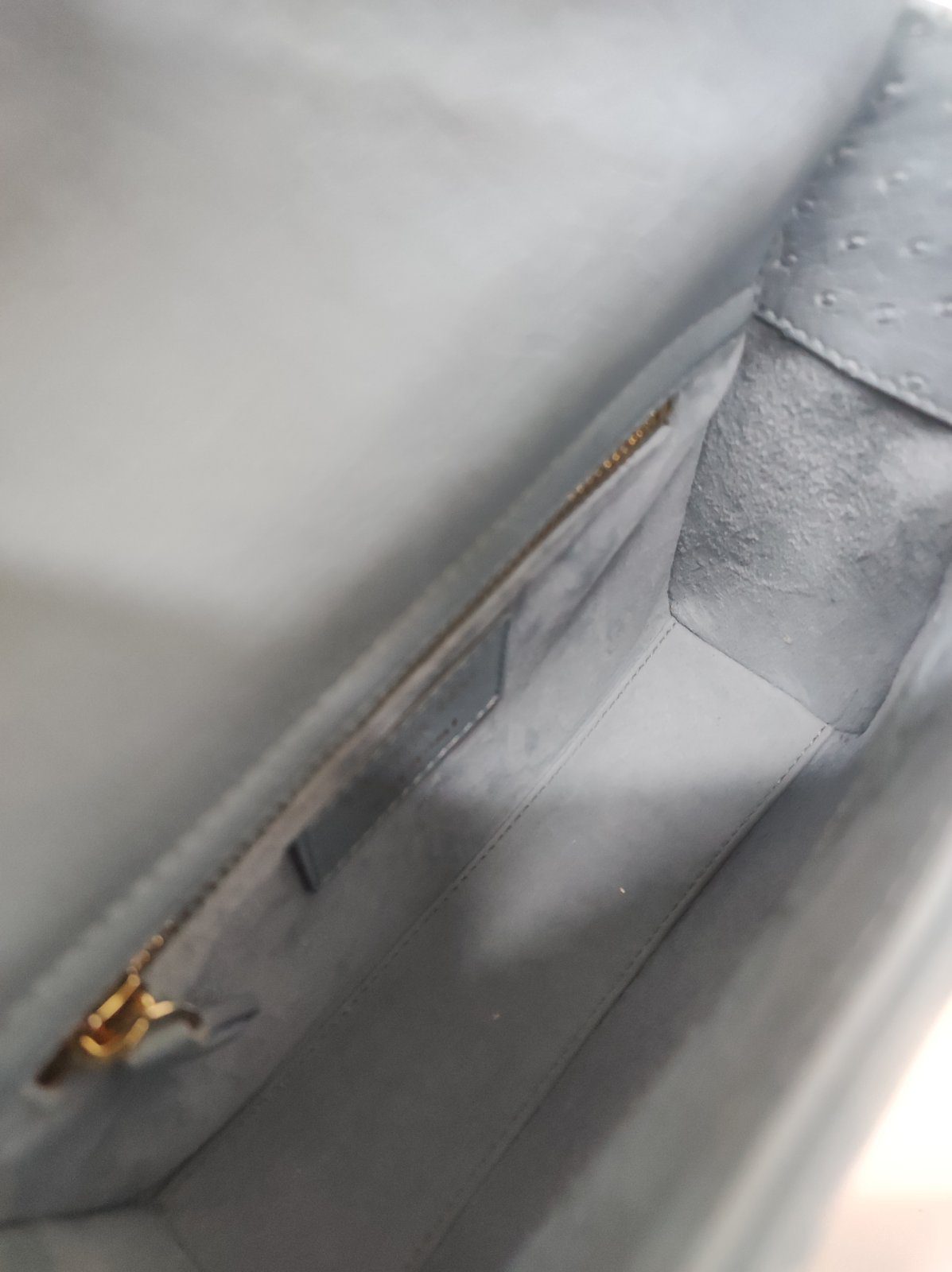 dior mini lady dior ostrich blue lghw dior mini lady dior ostrich blue lghw