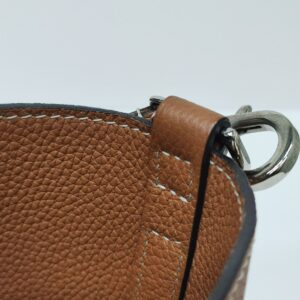 moynat baluchon bb bucket bag brown shw