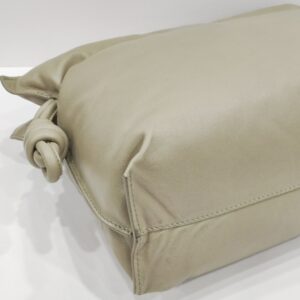 loewe flamenco drawstring puffer olive green