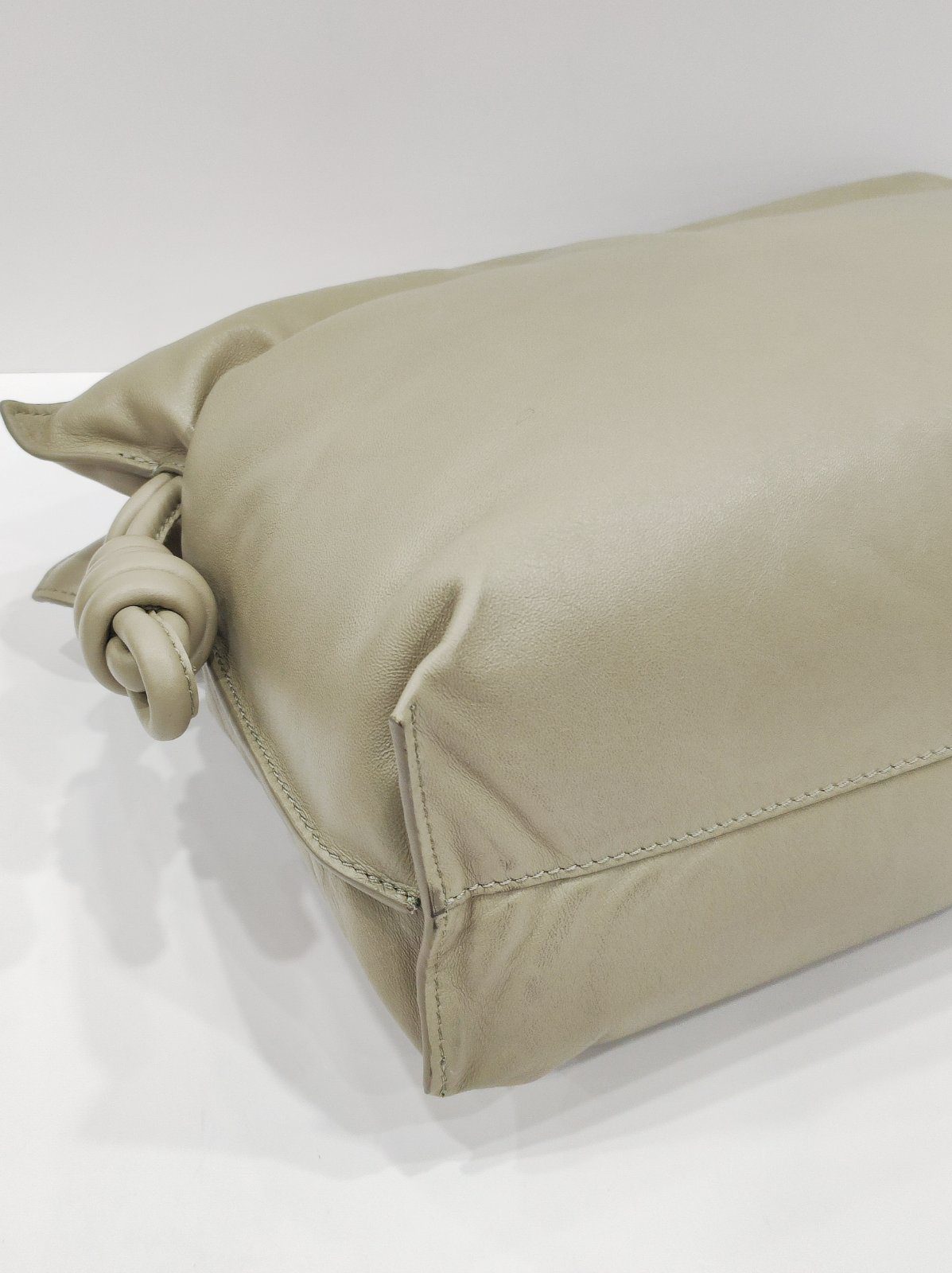 loewe flamenco drawstring puffer olive green loewe flamenco drawstring puffer olive green