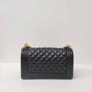 chanel leboy old medium caviar black ghw microchipped