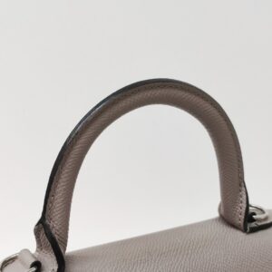 moynat mini gabrielle gray grained calfskin shw
