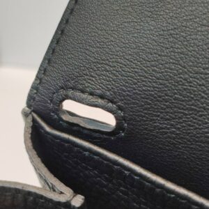 hermes halzan 25 noir ghw stamp u