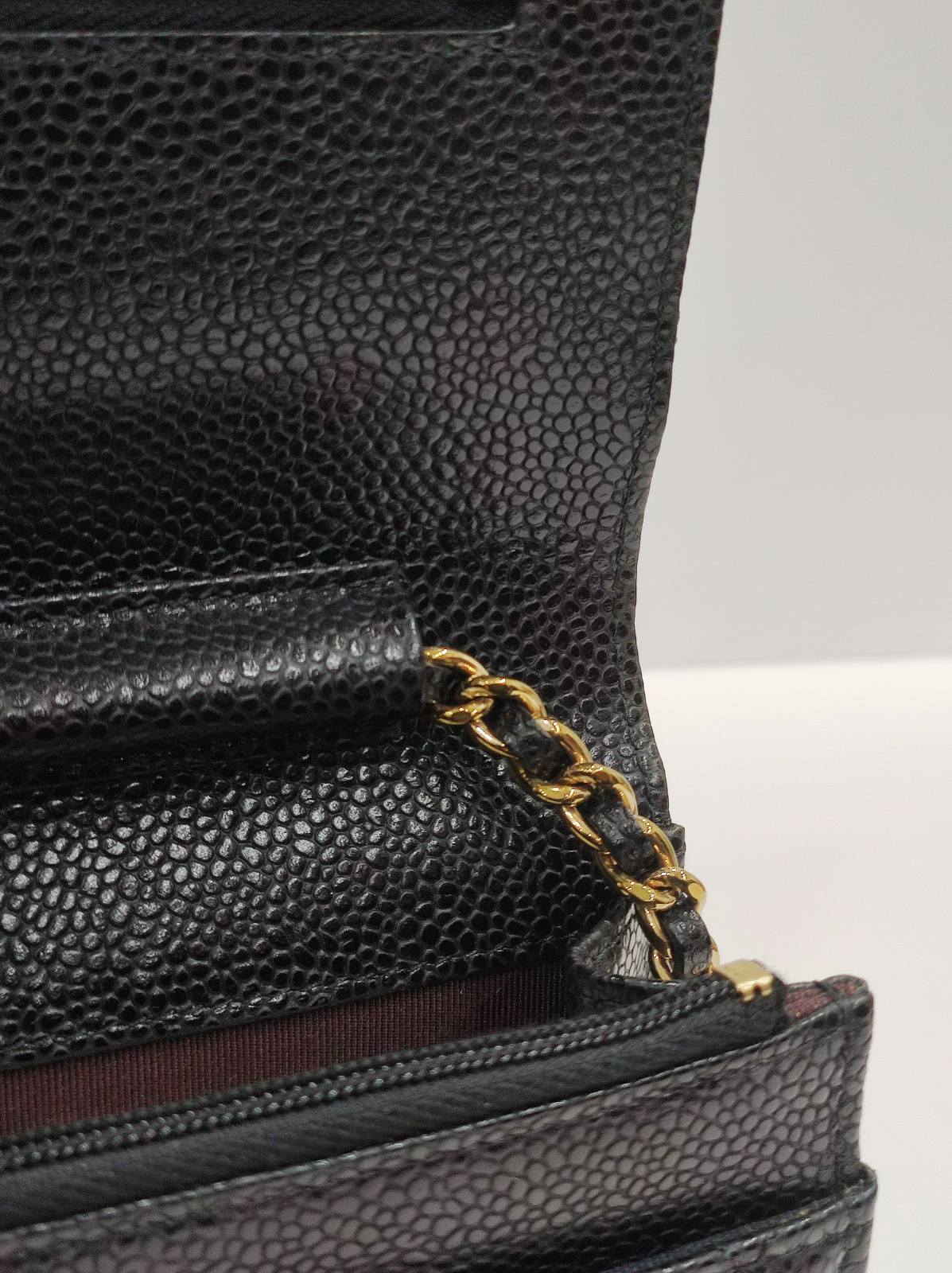 chanel woc black caviar leather ghw chanel woc black caviar leather ghw