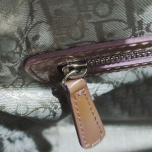 lady dior large patent brown shw