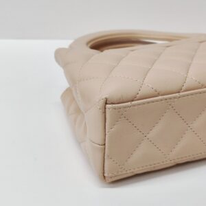 chanel nano kelly beige ghw calfskin microchipped