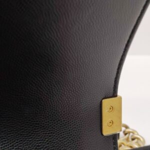chanel leboy old medium caviar black ghw microchipped